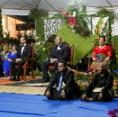 Kong Tupou og Dronning Nanasipau'u holder middag til ære for Kronprinsens besøk. Foto: Karen Setten / NTB scanpix
